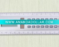 Ruler with calculator