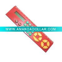 Ruler with calculator