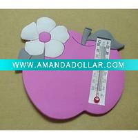Wholesale PVC fridge magnet sticker with thermometer