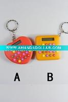 Mini colorful-button Calculator with keychain