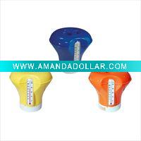 Wholesale floating dispenser with thermometer