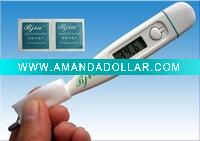 Wholesale Thermometer with LCD display,operated by one button battery