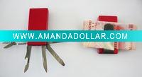 Wholesale keyring knife with nail file