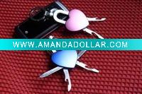 Wholesale key ring knife ( heart shape )