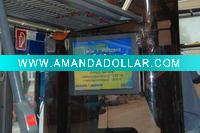 bus TV screen,bus lcd monitor,bus media player
