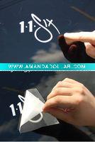 Wholesale 2011 hot selling vinyl car decal sticker for window with anti-UV