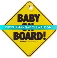 Baby on board car signs
