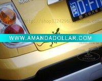 Wholesale Best Selling T0002 quattro car sticker reflective Auto Vinyl Decorative Decals Graphics