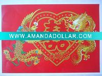 Wholesale PVC Dragon Phoenix Car sticker gift-LSCQT19