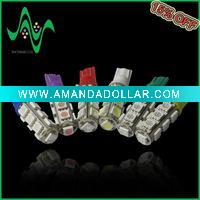 Wholesale Super bright and hot-sales 3 chips t10-9smd-5050 auto led light