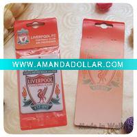 Wholesale Hanging Paper Air Freshener for Liverpool Football Club (WF-5032)