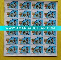colorful adhesive sticker printing