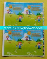 colorful paper sticker label