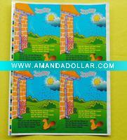 colorful sticker printing
