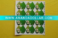 colorful adhesive label printing