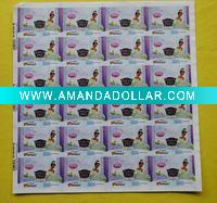 paper sticker label