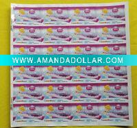 colorful adhesive sticker printing service