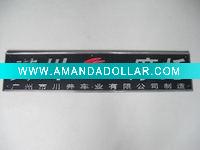 Plastic car badge