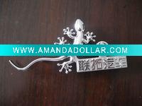 Chrome car badges