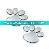Wholesale Auto body stickers / Cool Bear dog footprints / 3D stereo car stickers