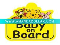 Wholesale car sign,car window sign,baby on board car signs