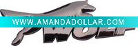 Chrome car emblem