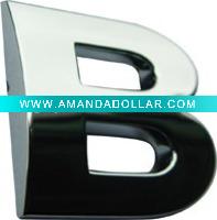Car letters chrome letter