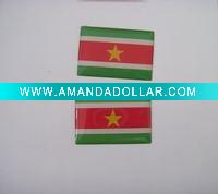 Car flag sticker