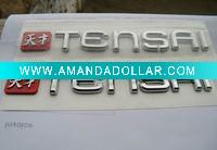 Letter car emblem