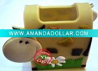 Wholesale Rubber cell phone holder with cow shape