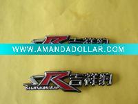 abs chrome decal