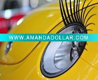 Wholesale Vehicle 3D Headlight Lamp Eyelash Sticker 11.6 x 6.77inch