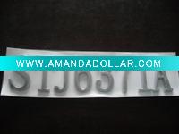 car letters