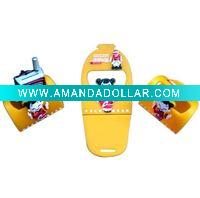 Wholesale Cartoon Soft PVC Cell Phone Holder