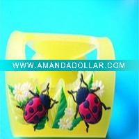 Wholesale beautiful shape new design yellow soft cellphone holder