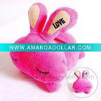 lovely rabbit plush phone holder