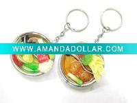 Wholesale Simulation food key holder