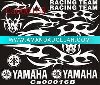 Wholesale Motorcycle Decals Car sticker Decoration Many Styles