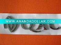 Wholesale Beautiful decorative chrome letters(QAC and so on)