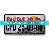 3D license plate with your logo embossed