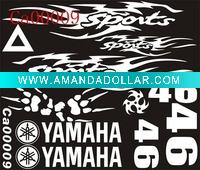 Wholesale 300x370mm Motorcycle Decals Car sticker Decoration Many Styles