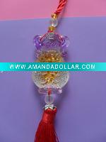 Car decoration , coloured glaze