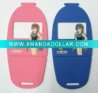 Wholesale Promotion gifts Yellow Flower Mobile Phone Holder/soft pvc mobile phone holder/pvc mobile phone holder