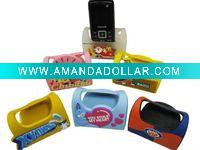 Wholesale PVC cartoon cell phone holder