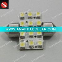 12*3528 SMD auto festoon led light