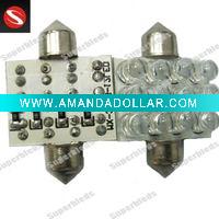 Wholesale Super bright auto festoon led bulb 12LEDs