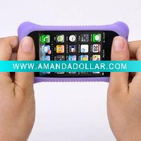 Wholesale 2011 hot-sell cute silicone case for i phone mobile phone