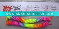 Wholesale colorful rainbow spring shoelace