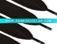Wholesale Black Flat Shoelaces