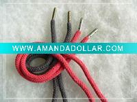 Metal Tips Shoelaces, Round Shoelaces with metal tips